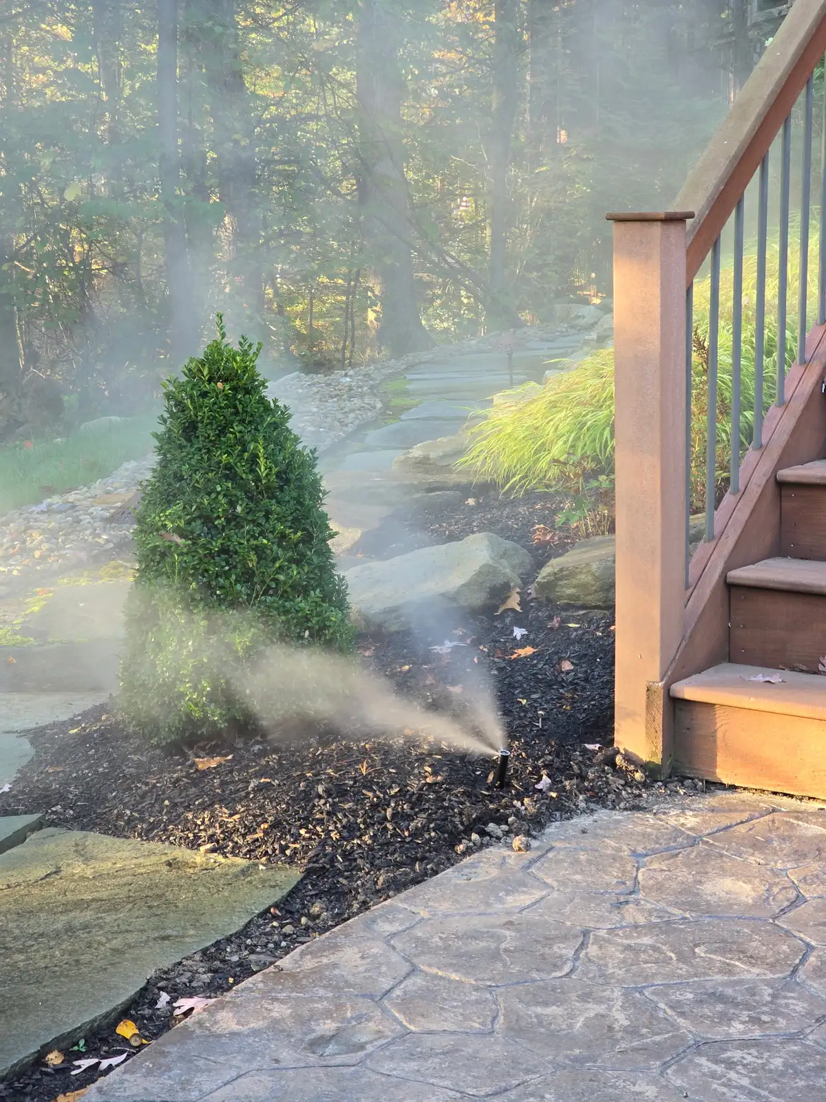 Sprinkler heads testing during new system installation