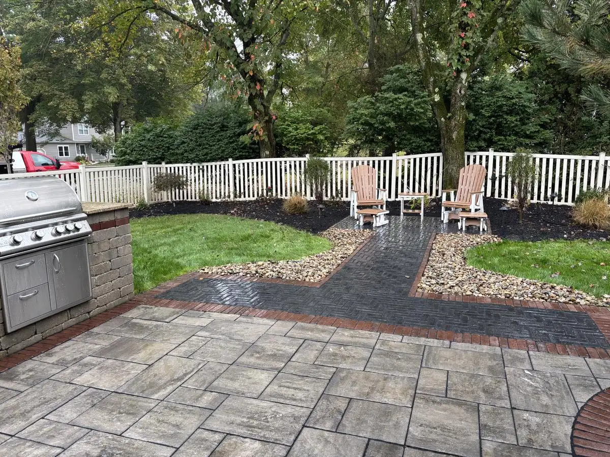 Lush green yard after irrigation system installation by A.J. Kraig
