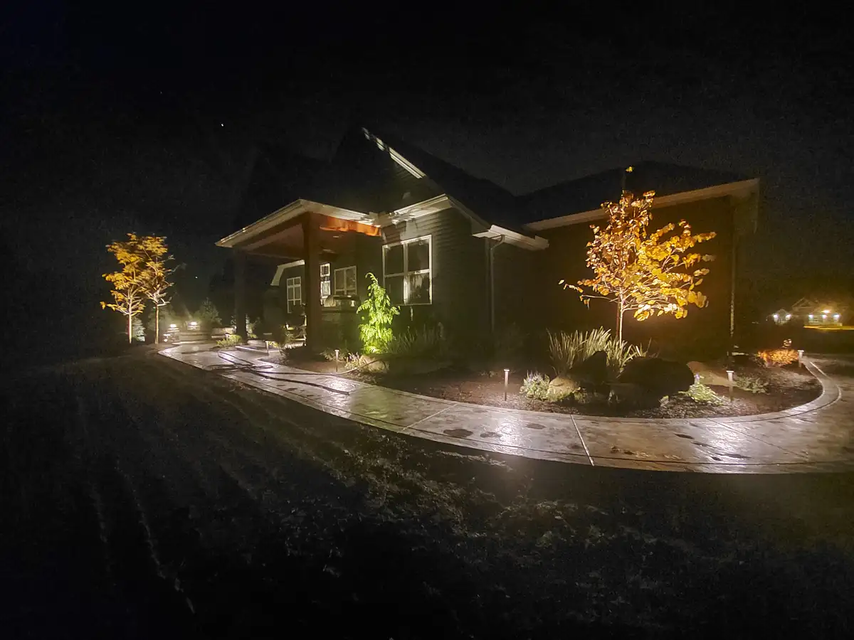 Driveway and entrance lighting design