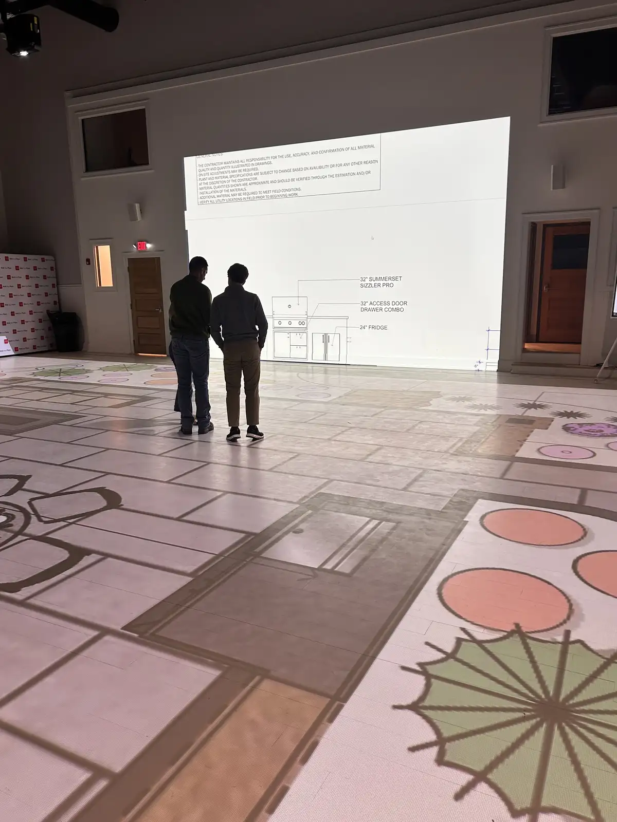 Immersive landscape design visualization and planning session