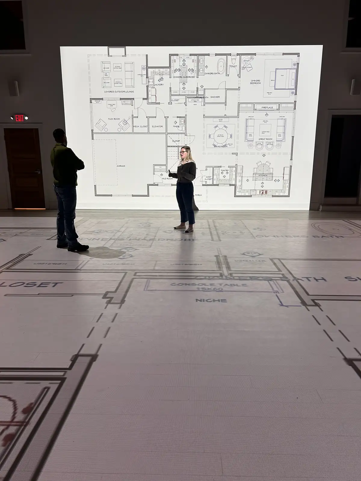 Immersive landscape design visualization and planning session