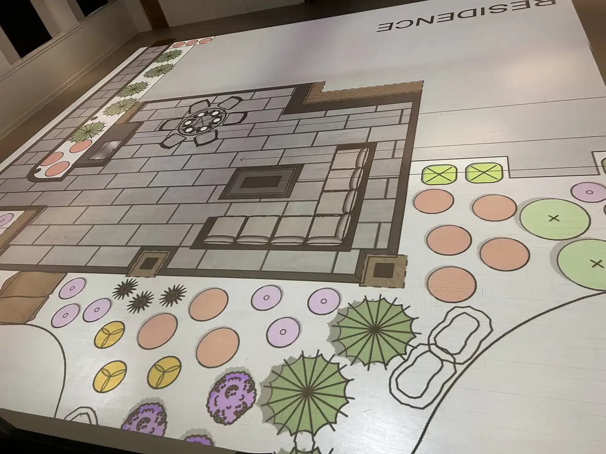 Immersive landscape design visualization and planning session