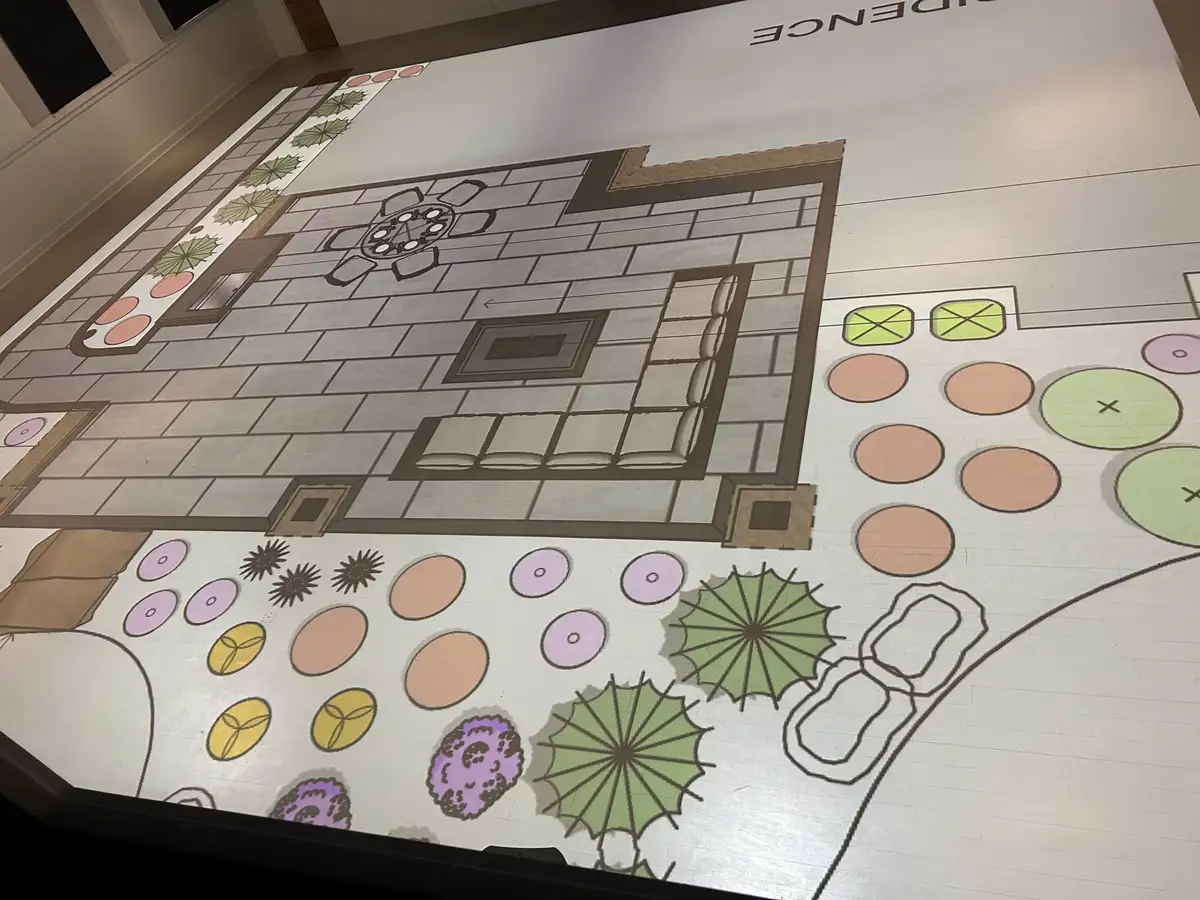Immersive landscape design visualization and planning session