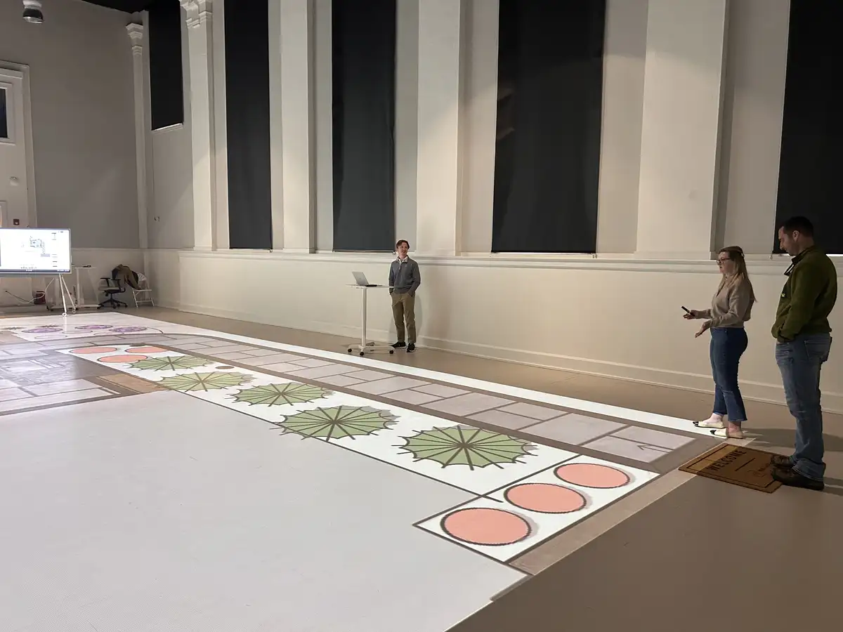 Immersive landscape design visualization and planning session