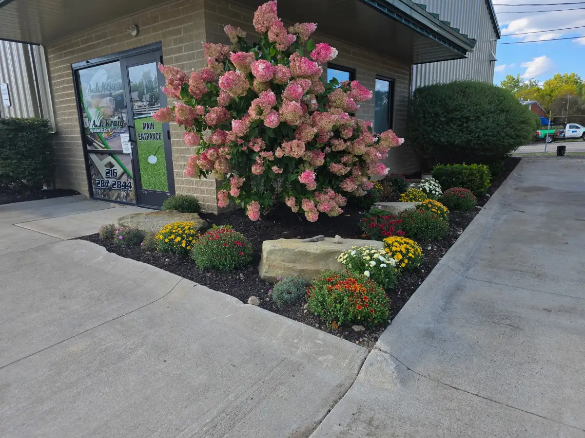 A.J. Kraig landscape professionals at a residential project